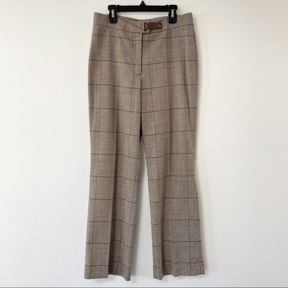 Cambio Plaid Brown Wool Pants Women’s US6 ($149)